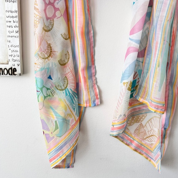 World Market Printed Scarf - Picture 4 of 8